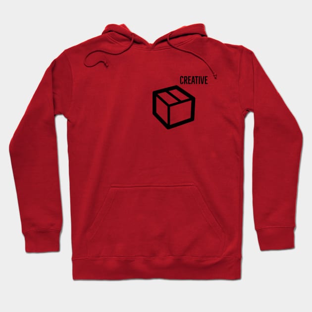 Think Outside the Box Hoodie by CreativeClothing